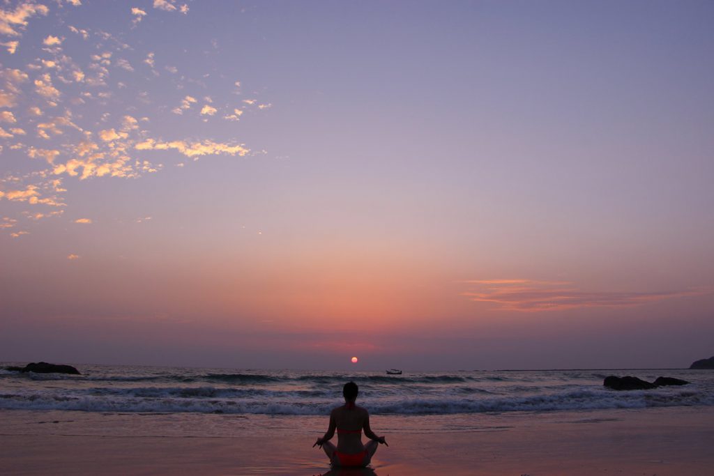 Sonnenuntergang auf dem Ngapali Beach