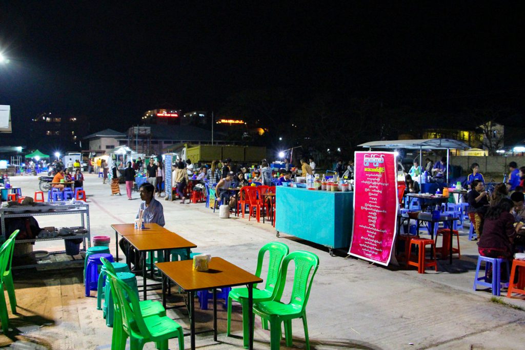 Nachtmarkt in Nyaung Shwe