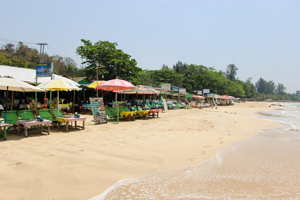 Strandrestaurants auf Ngapali Beach