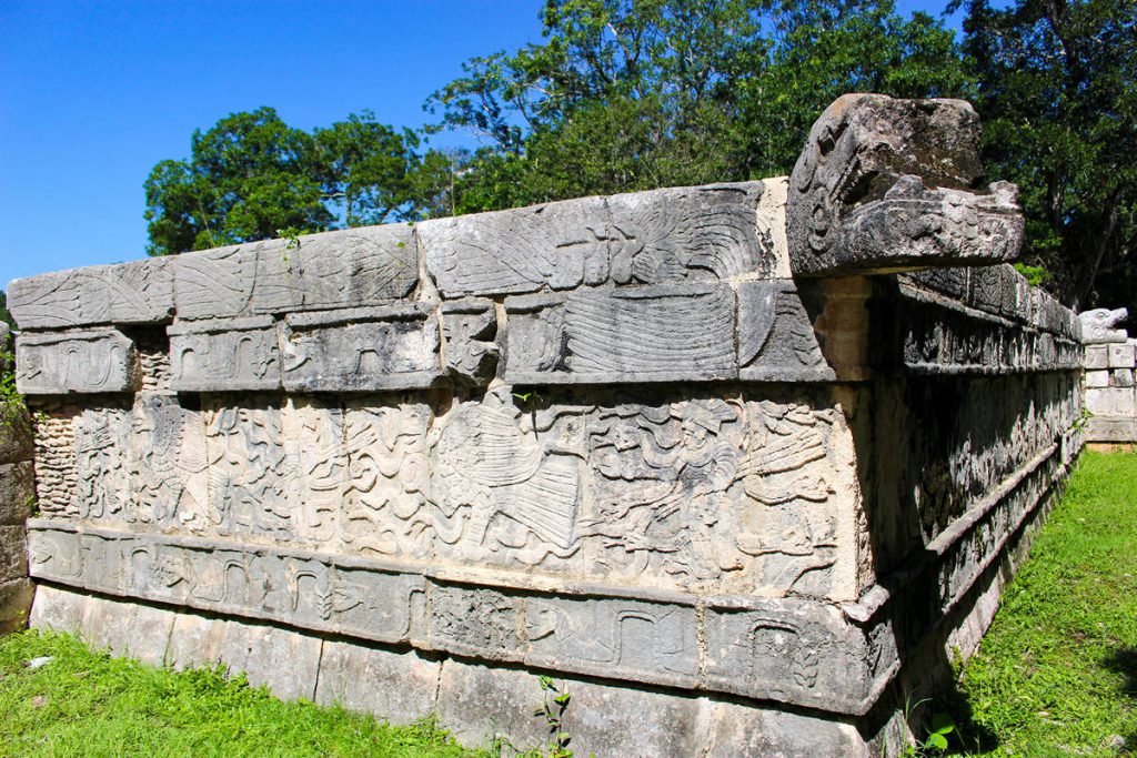Tzompantli in Chichén Itzá