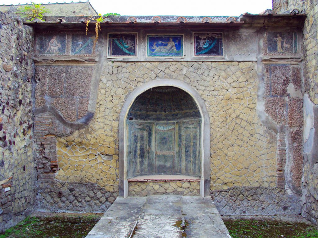 Innenhof eines Hauses in Herculaneum