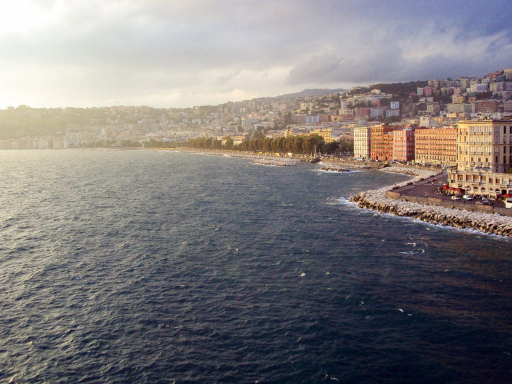 Aussicht auf Neapel vom Castel dell'Ovo