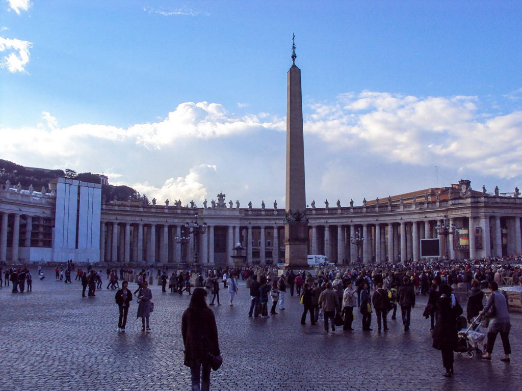 Petersplatz in der Vatikanstadt