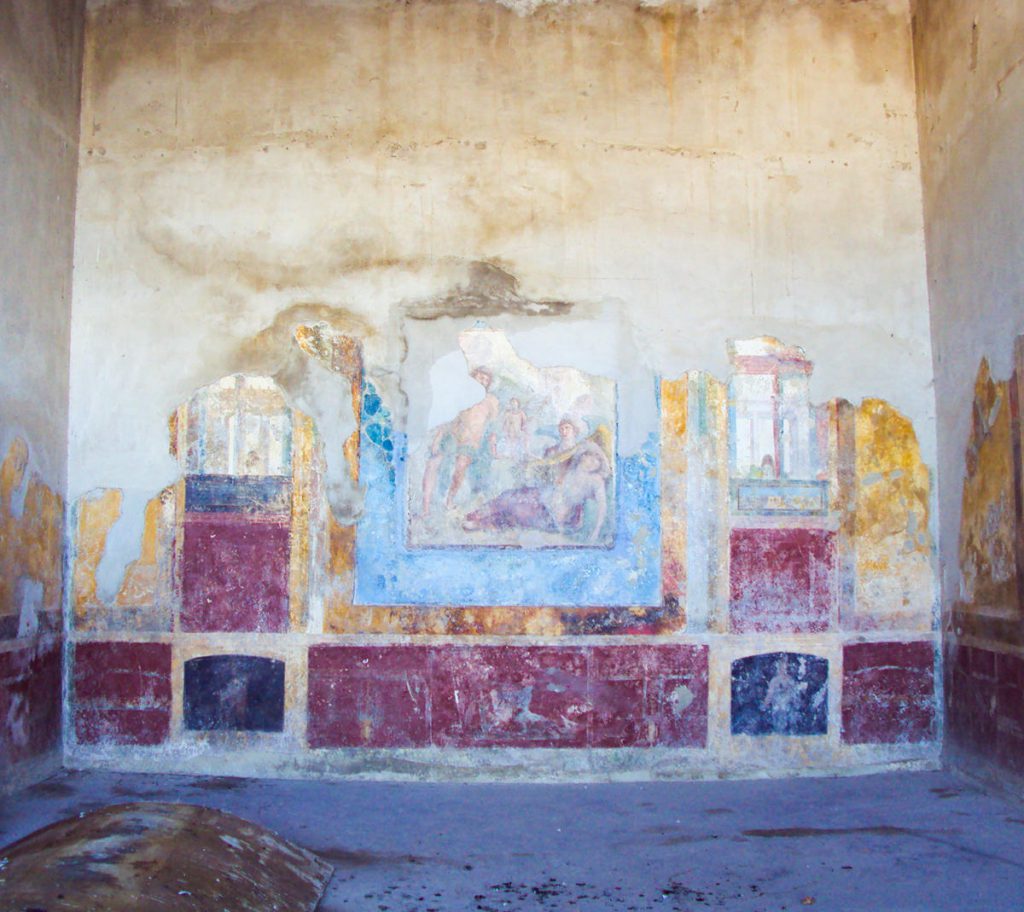 Wandmalerei in Stabiae