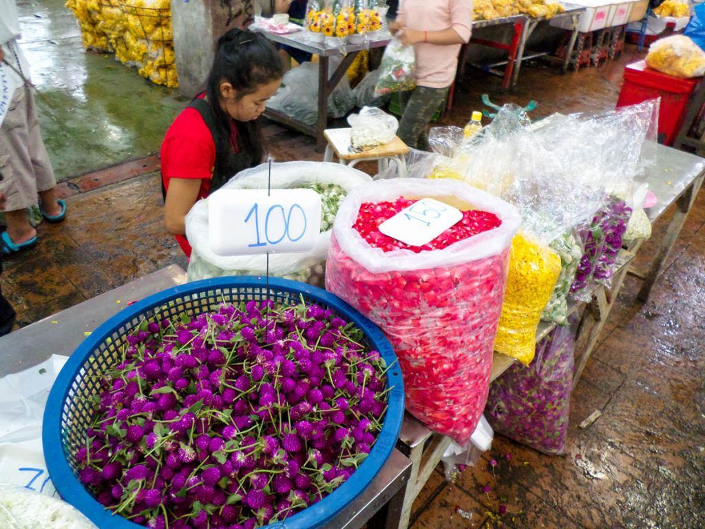 Blumenmarkt in Bangkok