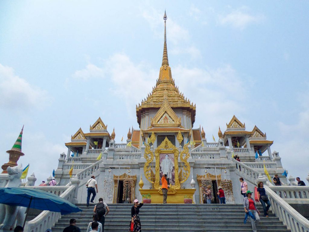Goldener Buddha Tempel in Bangkok