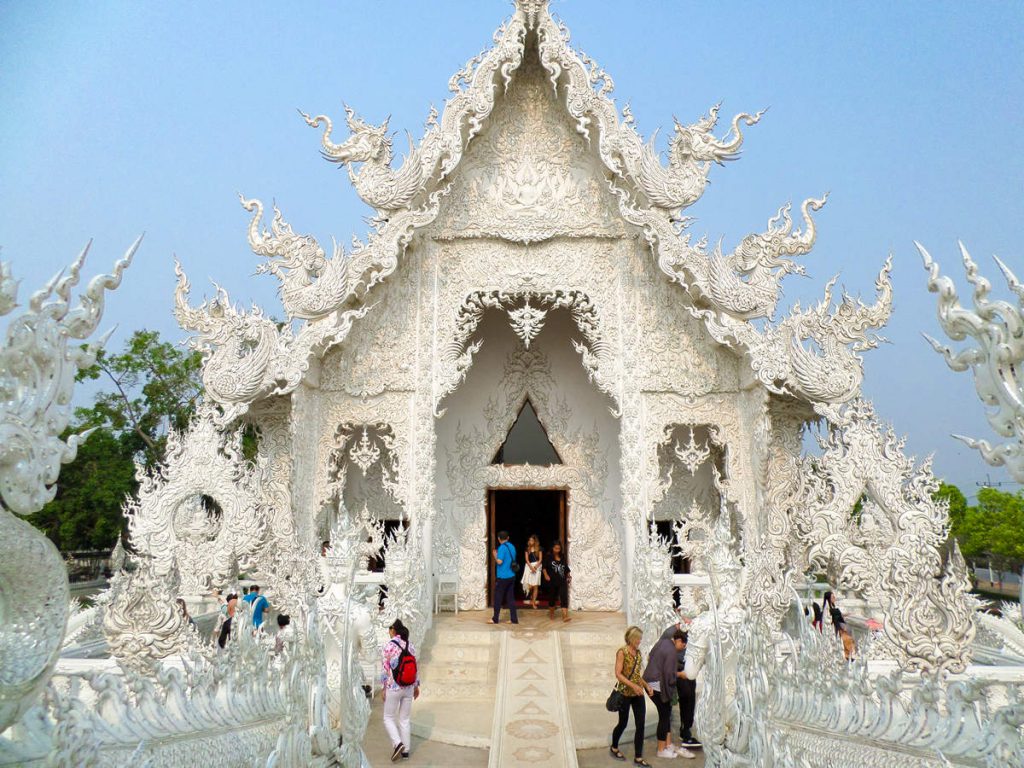 Hauptgebäude Tempel Chiang Rai