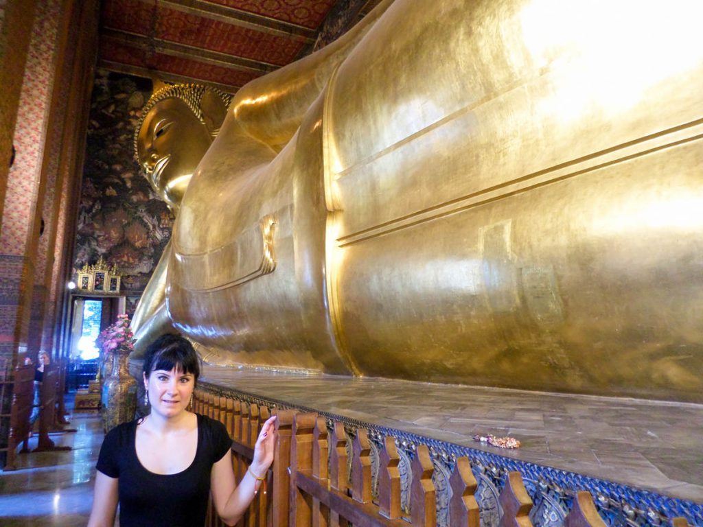 Liegender Goldene Buddha Tempel in Bangkok