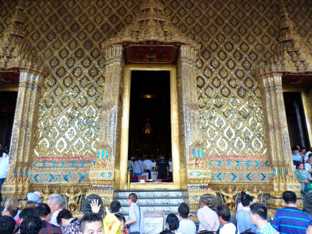 Tempel Smaragd Buddha in Bangkok