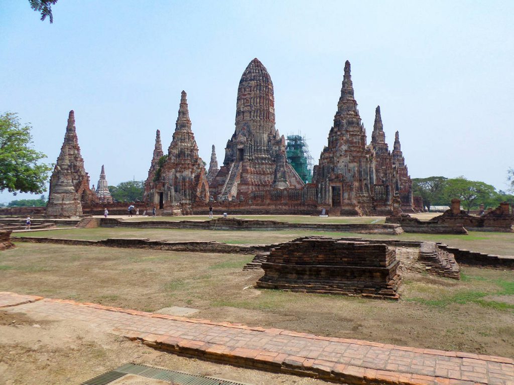 Tempelanlage Wat Chai Watthanaram in Ayutthaya