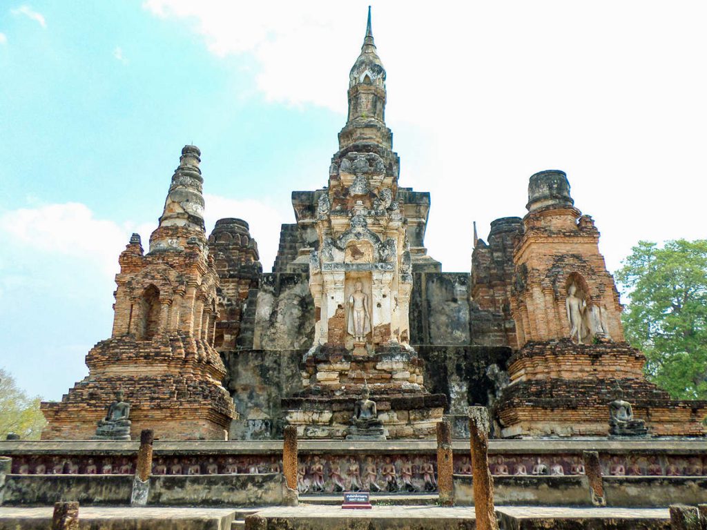 Wat Mahathat Tempel in Sukhothai