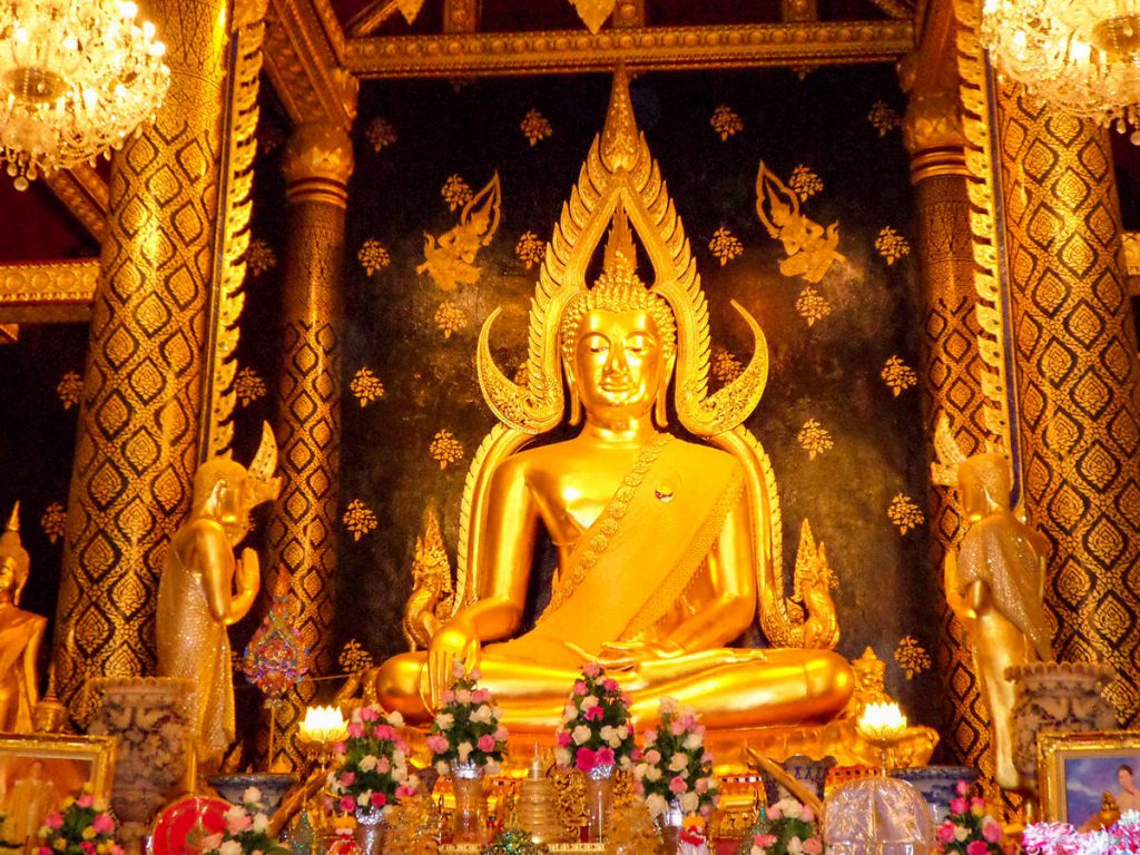 Goldener Buddha im Wat Phra Si Rattana Mahathat