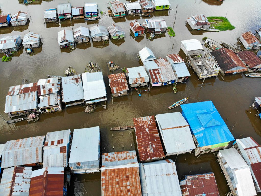 Stelzenhäuser in Belén, Iquitos