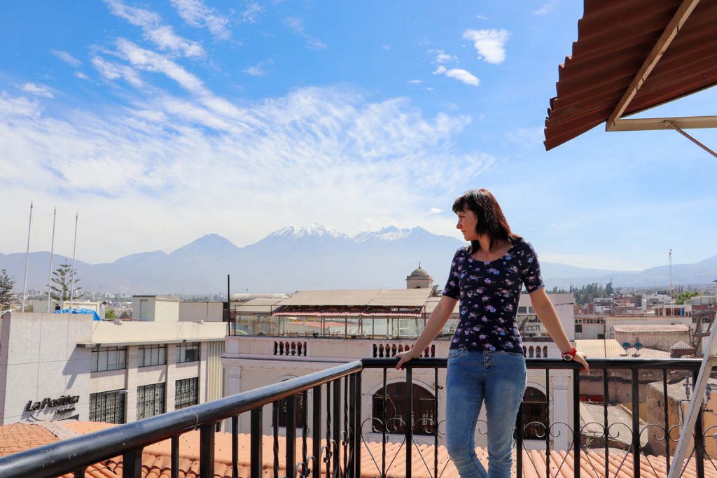 Aussicht von der Dachterrasse im Le Foyer Hostel