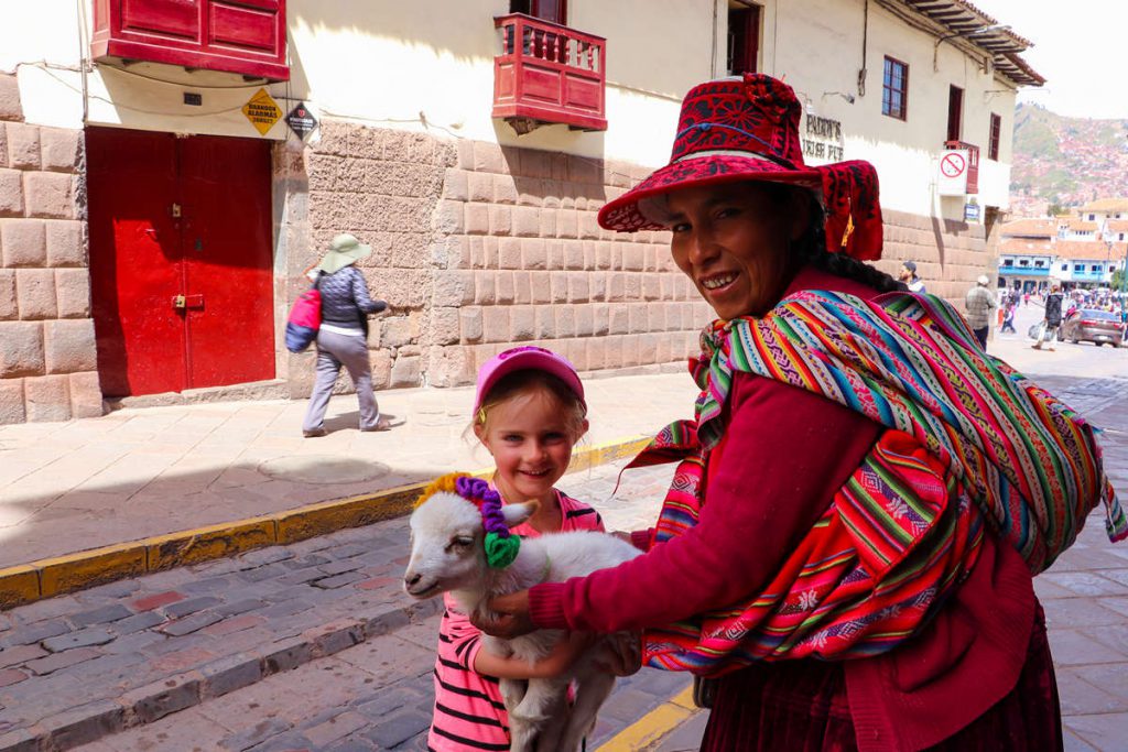 Baby Lamm in Cusco