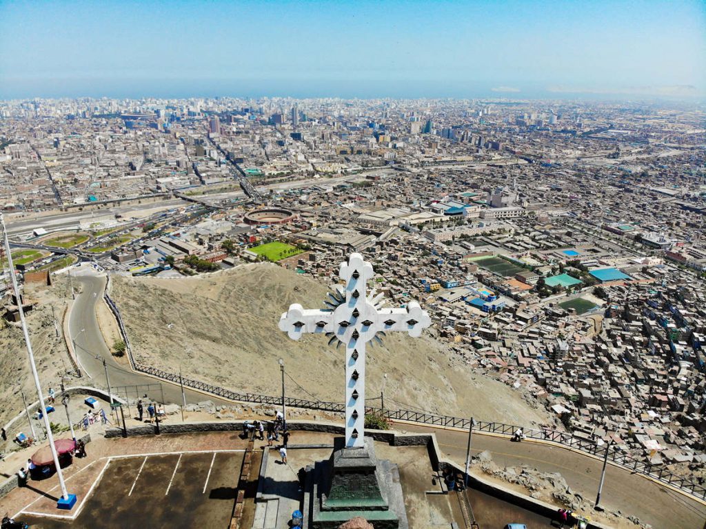 Cerro San Cristobal in Lima