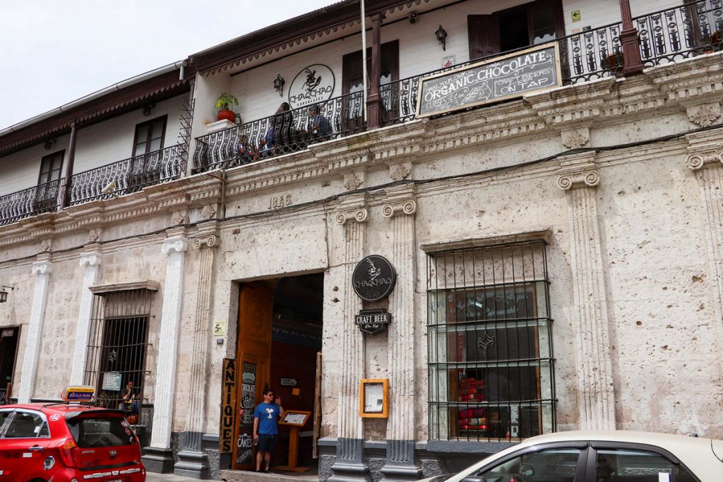 Chaqchao Chocolates in Arequipa