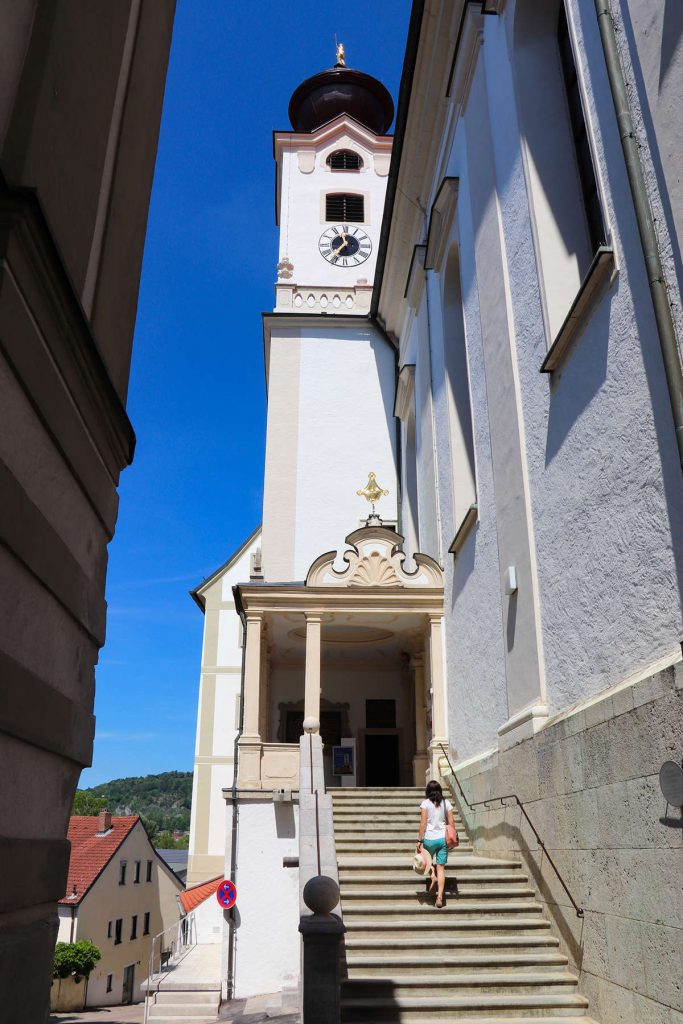 Eingang Klosterkirche St. Walburg in Eichstätt