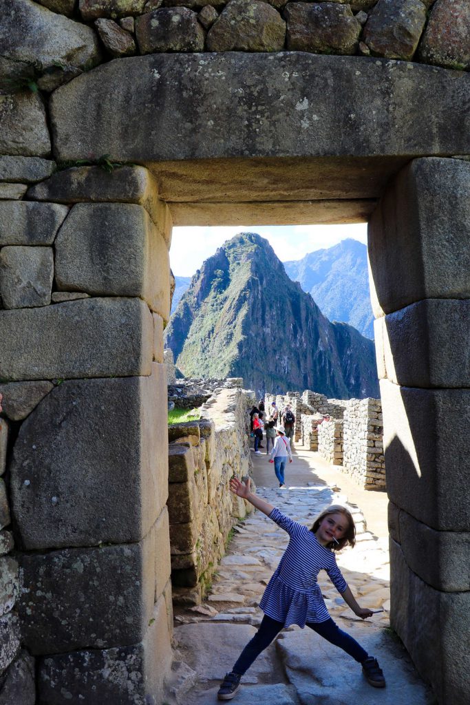 Eingangstor zur Zitadelle von Machu Picchu