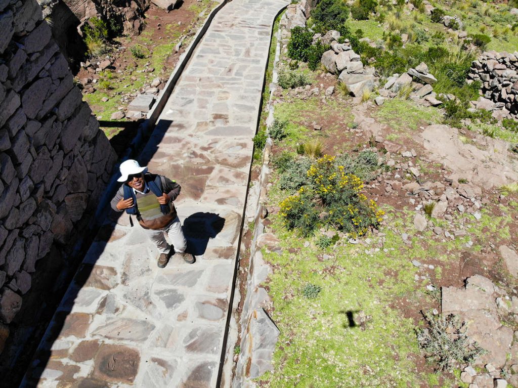 Unser Guide Percy am Titicacasee