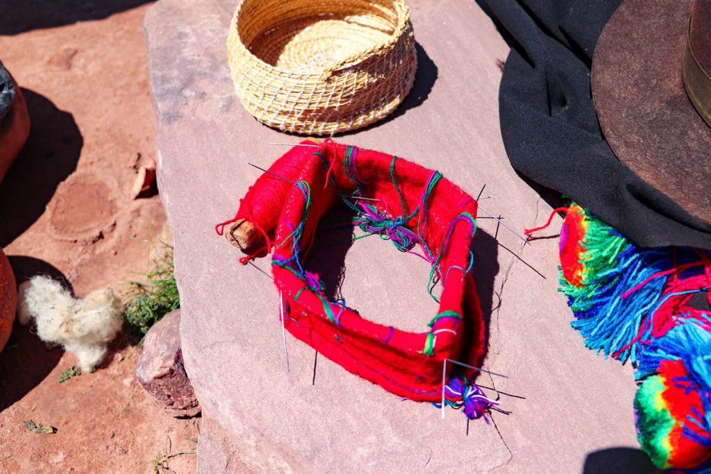 Hut stricken Taquile