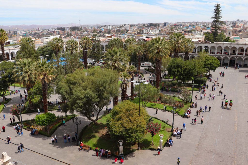 Plaza de Armas in Arequipa