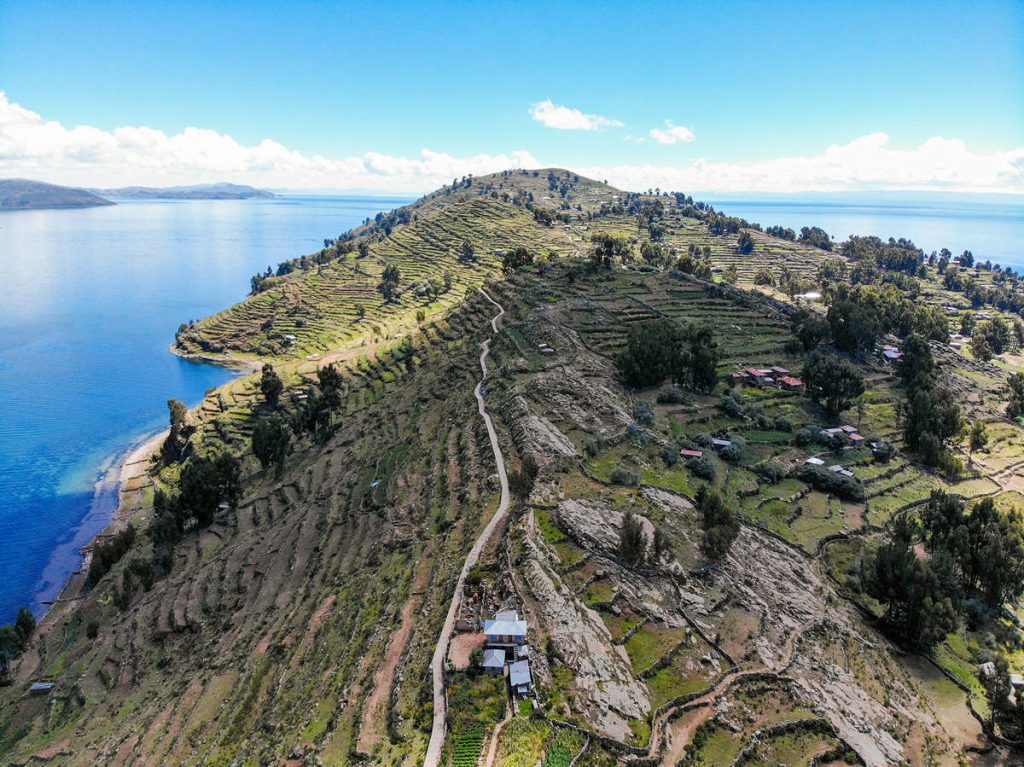 Taquile Insel mit Prä-Inka Terrassen