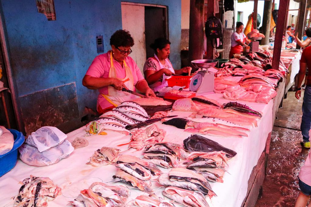 Fischverkauf Belen Markt