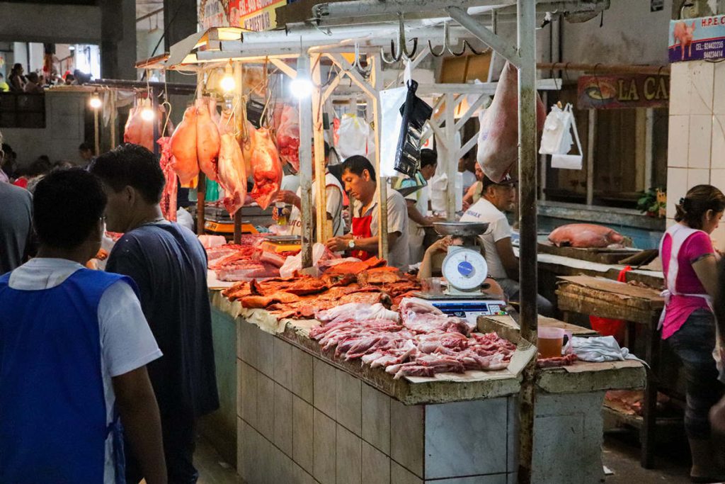 Fleischmarkt Iquitos