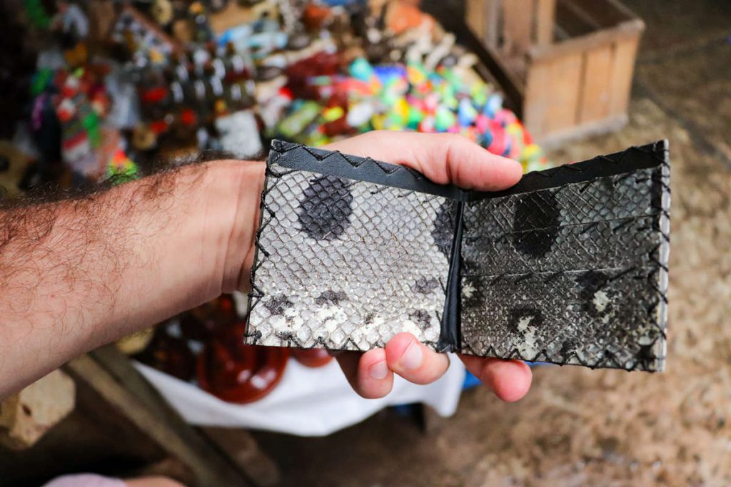 Geldbörse aus Schlangenleder Belen Markt