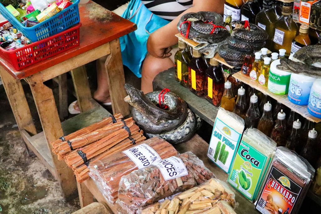 Hexenmarkt in Belen Iquitos