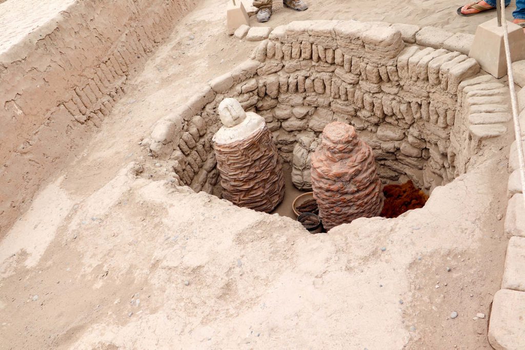 Opfergraben Huaca Pucllana