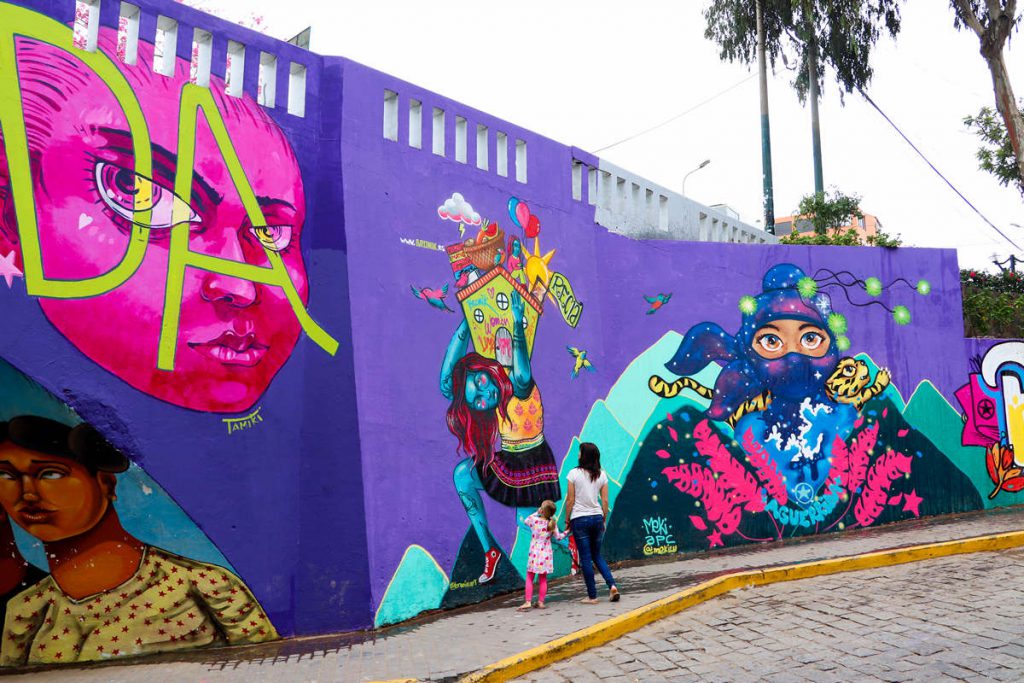 Schöne Street-Art Ermita Barranco