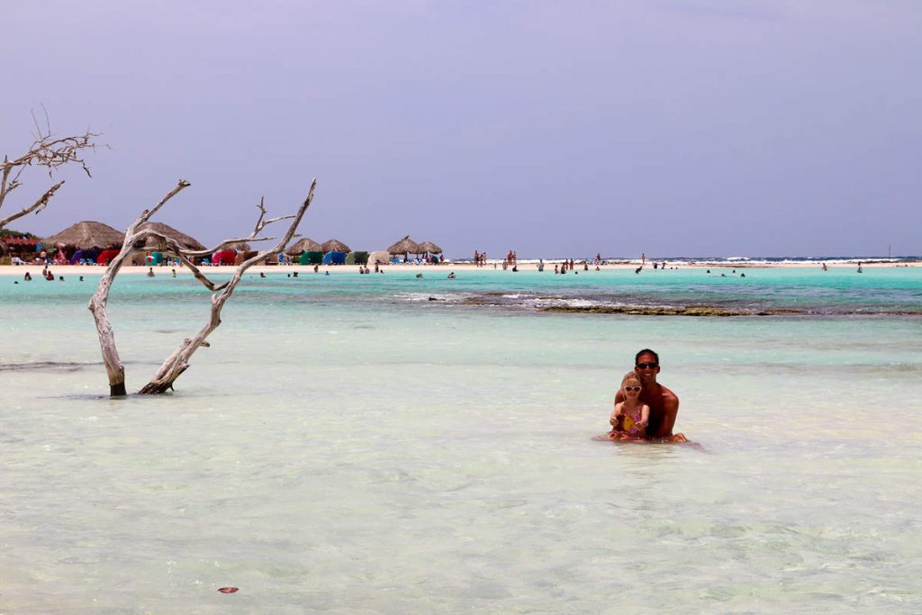 Im Wasser auf Baby Beach