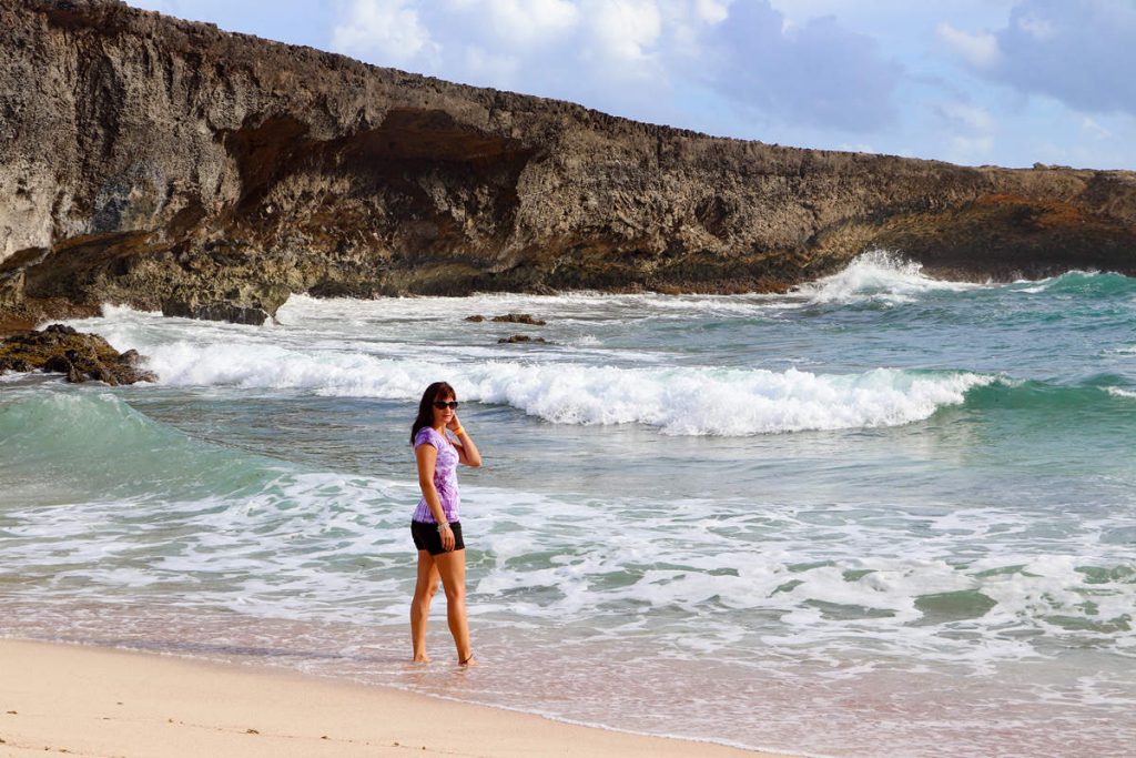 Auf der Boca Prins Beach