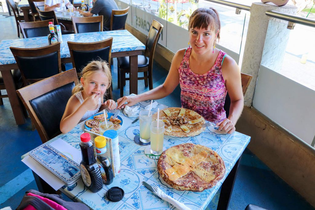 Pfannkuchen zum Frühtück