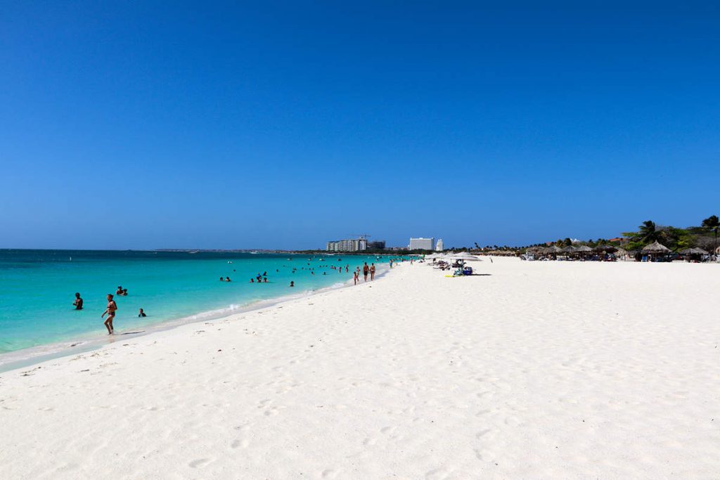 Karibik Strand Eagle Beach Aruba