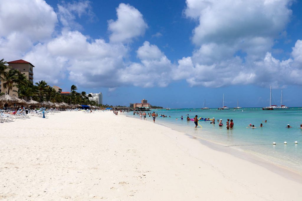 Palm Beach auf Aruba