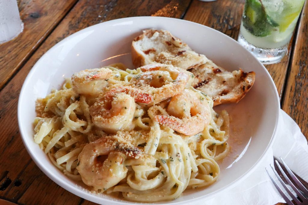 Pasta mit Garnelen