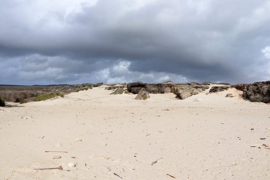 Sanddüne auf Boca Prins