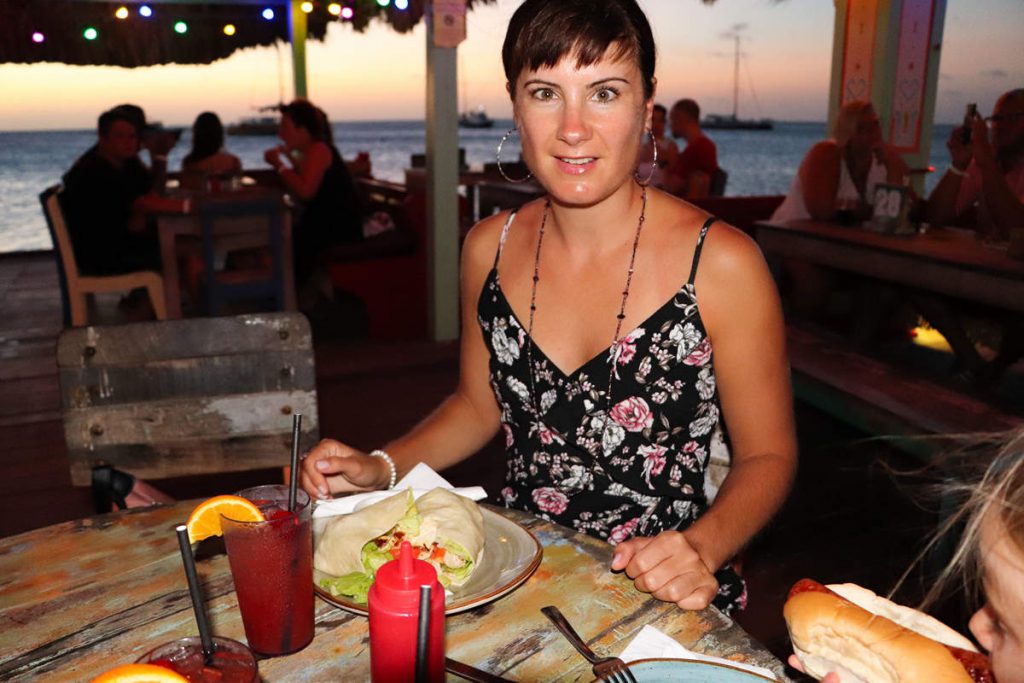 Wrap für Abendessen in Bugaloe
