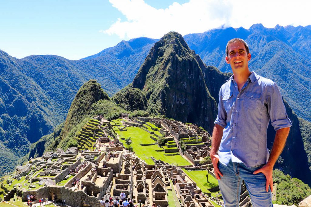 Machu Picchu bei schönem Wetter