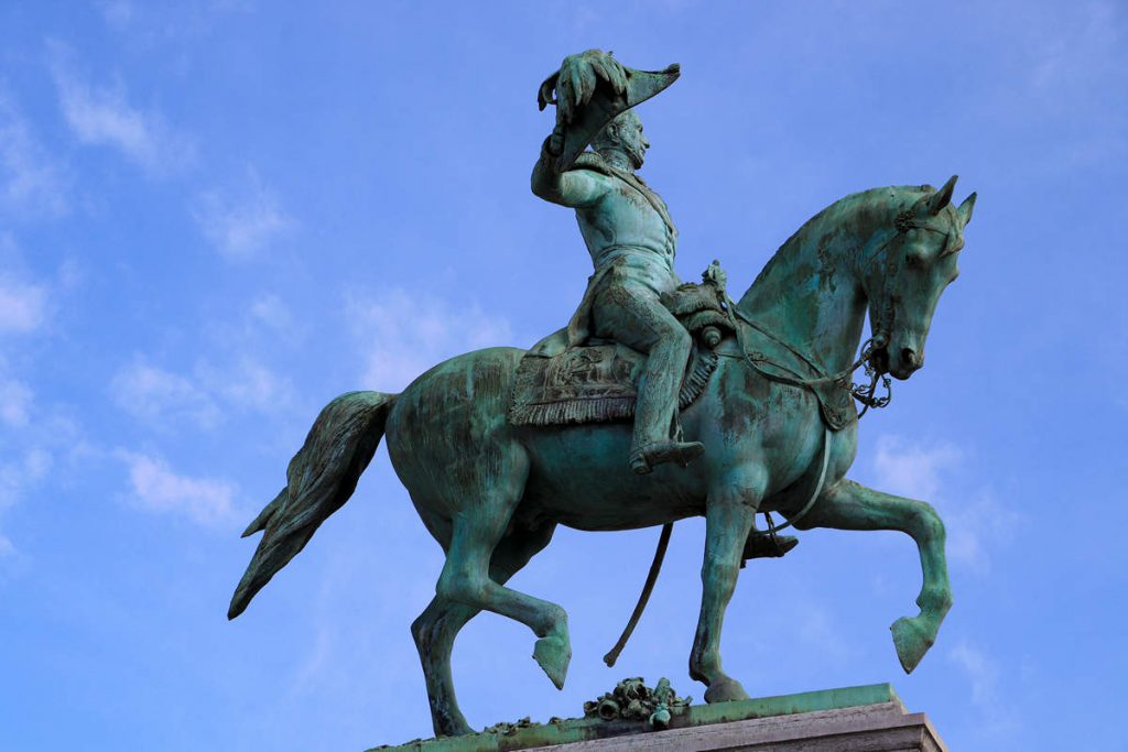 Statue von Guillaume II. in Luxemburg