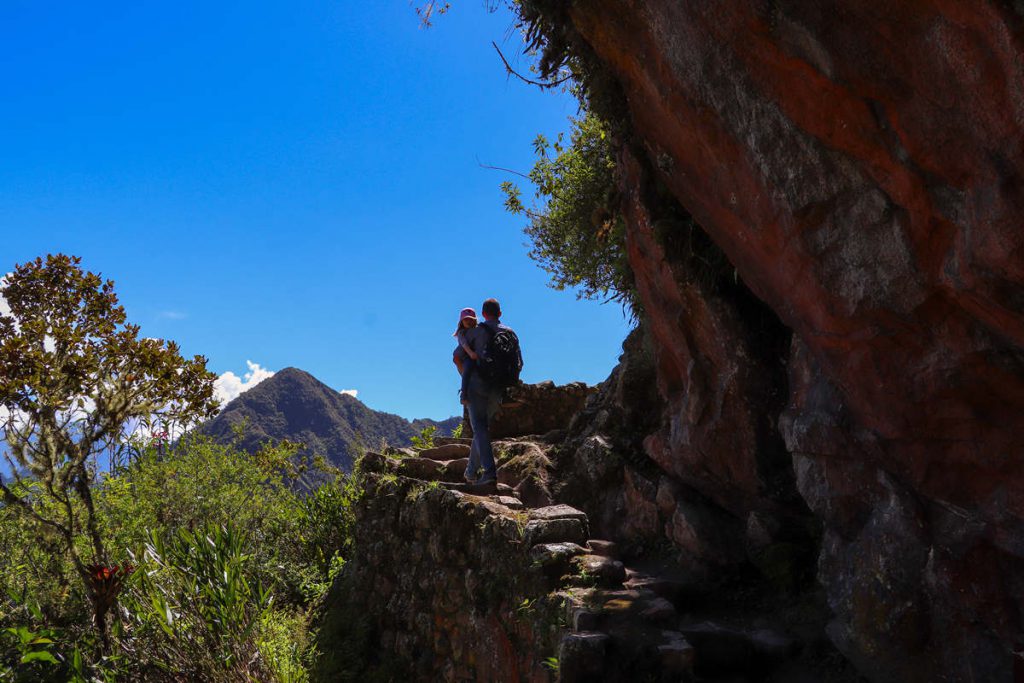 Weg zur Inca Bridge