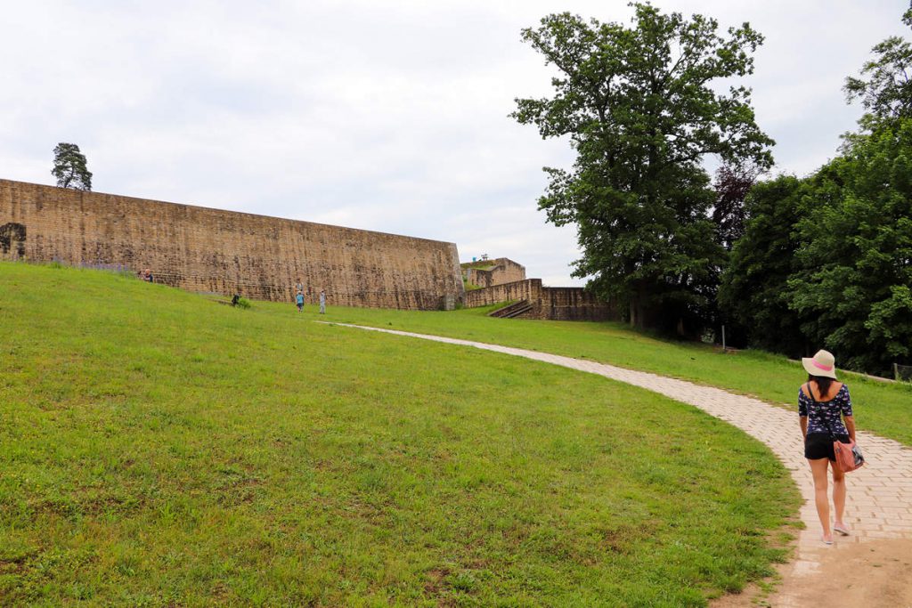 Auf dem Weg zum Fort Obergrünewald