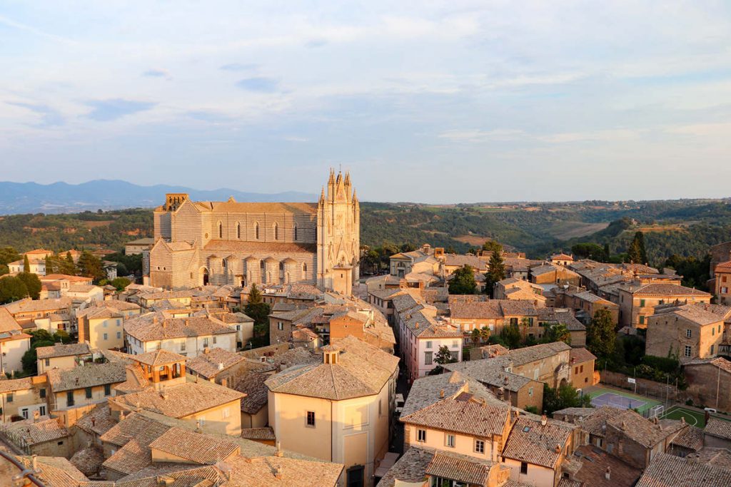 Orvieto Dom vom Torre del Moro Orvieto