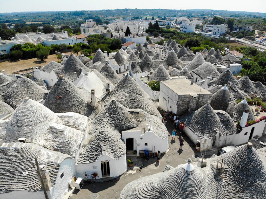 Trulli Luftaufnahme
