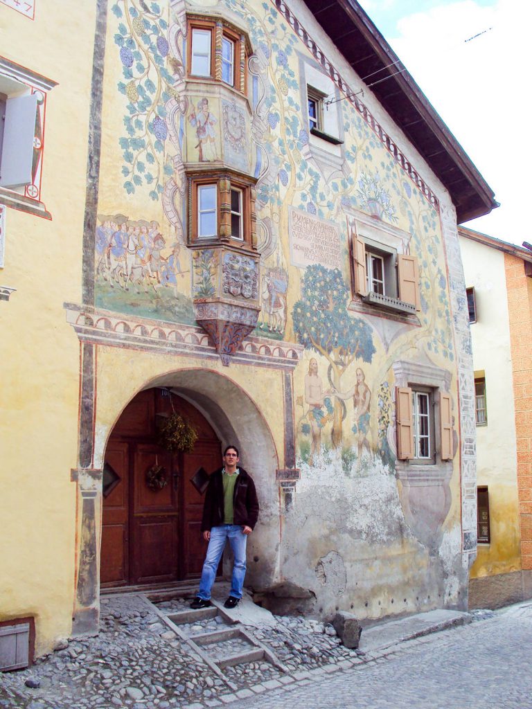 Engadienerhaus Guarda Dorf