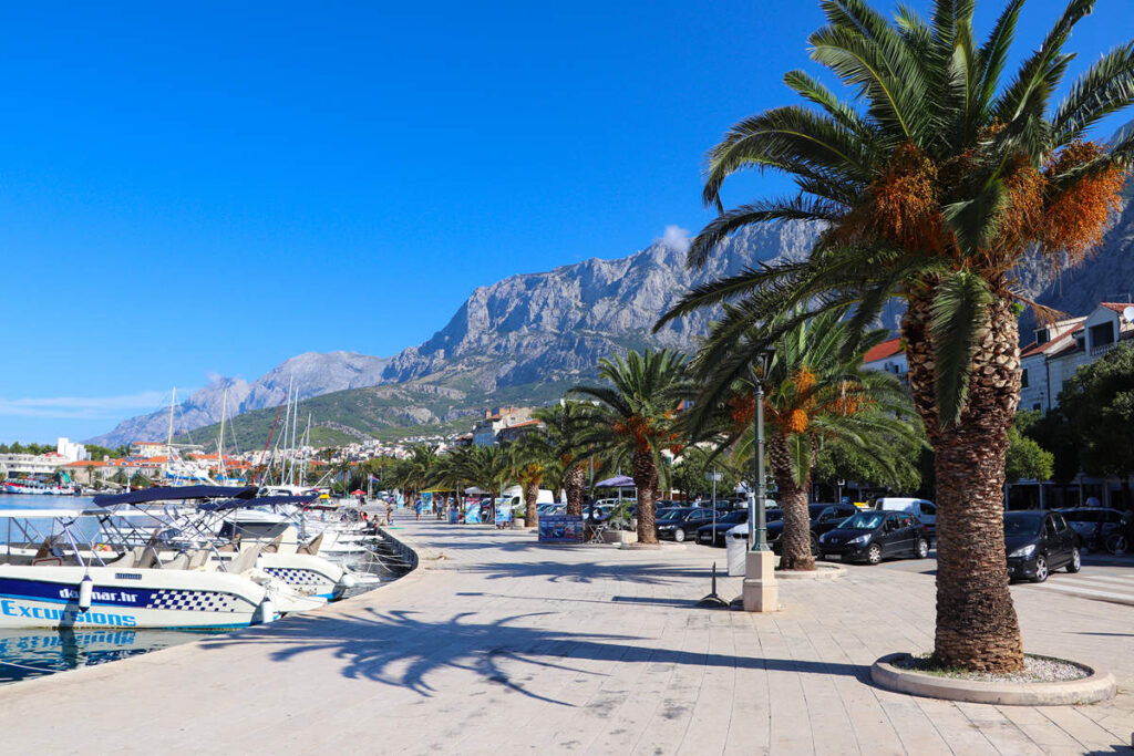 Promenade Marineta in Makarska