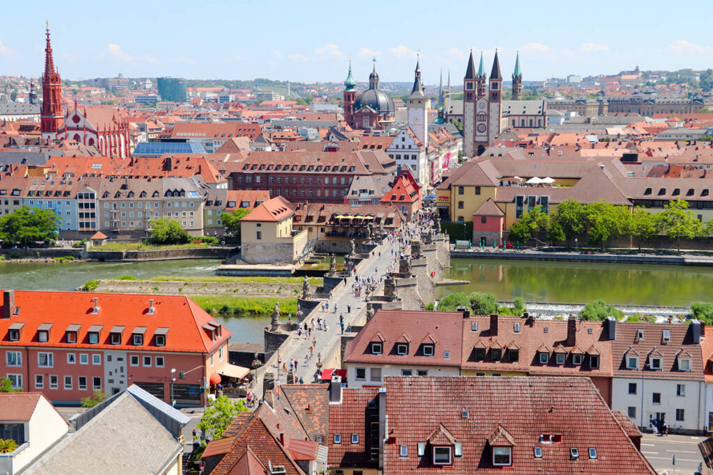 Aussichtspunkt Würzburg Mainbrücke